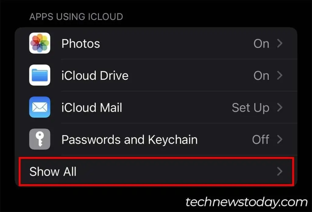 How To Speed Up iCloud Backup 2 apps-using-icloud-show-all-1024x697