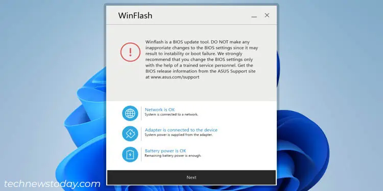 ASUS BIOS Update: 5 Easy Ways 32 asus-winflash-first-window