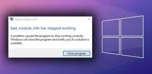 Fix : Bad_Module_Info Error in Windows 10/11