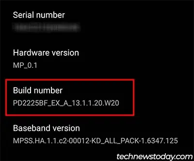 build-number