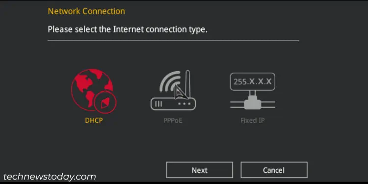 ASUS BIOS Update: 5 Easy Ways 16 dhcp-ppoe-fixed-ip-asus-bios-update-selection