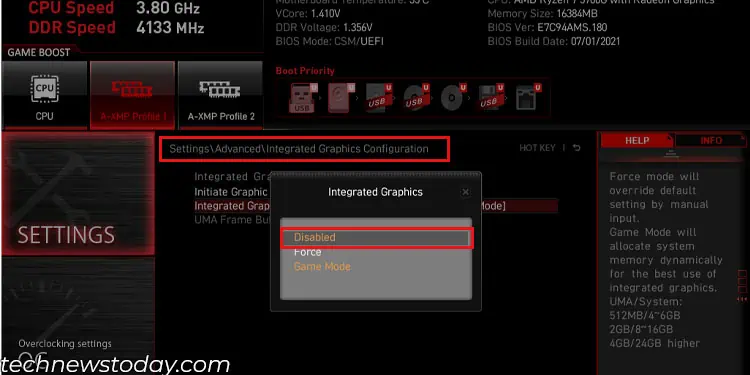 How to Disable Integrated Graphics? 1 disable-msi-igpu-bios
