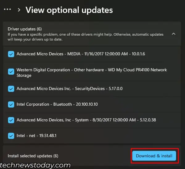 download-and-install-optional-updates