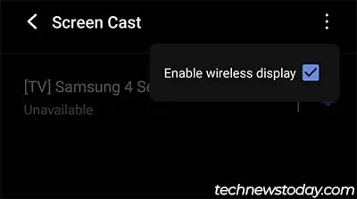 How to Cast to TV Without Chromecast (Android and iPhone) 3 enable-wireless-display
