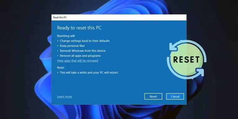 How To Factory Reset Your Windows Computer