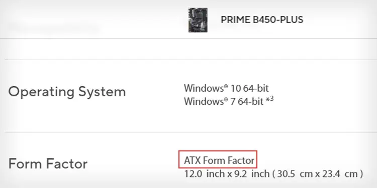 How to Determine If Your Motherboard Fits Your PC Case 1 form-factor-of-motherboard-in-website