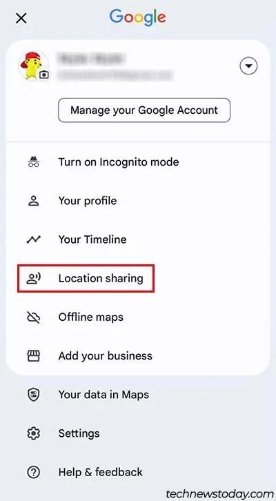 google-maps-location-sharing