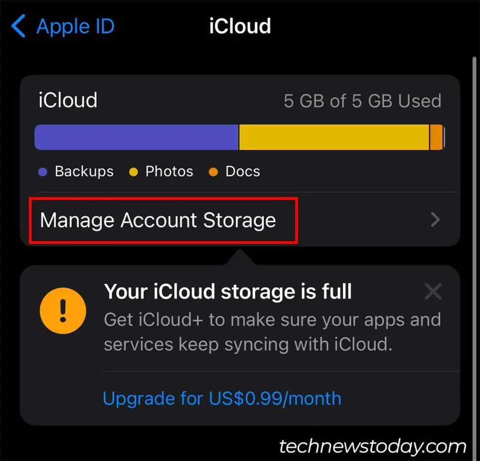 How To Speed Up iCloud Backup 6 icloud-manage-account-storage