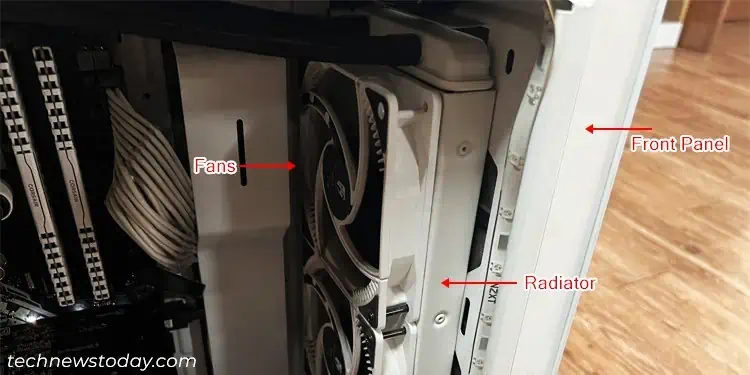 How to Determine the Right Radiator Support for Your Case 8 install-radiator-in-front-panel