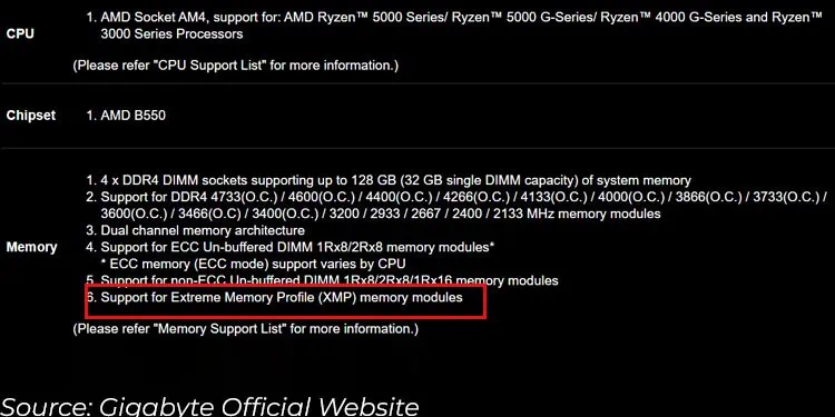 What RAM is Compatible With My Motherboard? 8 motherboard-xmp-support-check