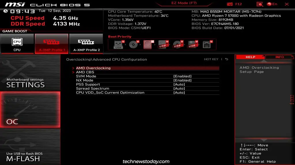How to Overclock Your MSI Motherboard BIOS 1 msi-bios-amd-overclocking