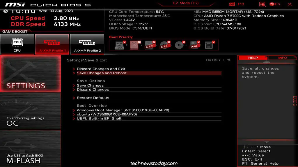 msi-bios-save-settings-restore-defaults