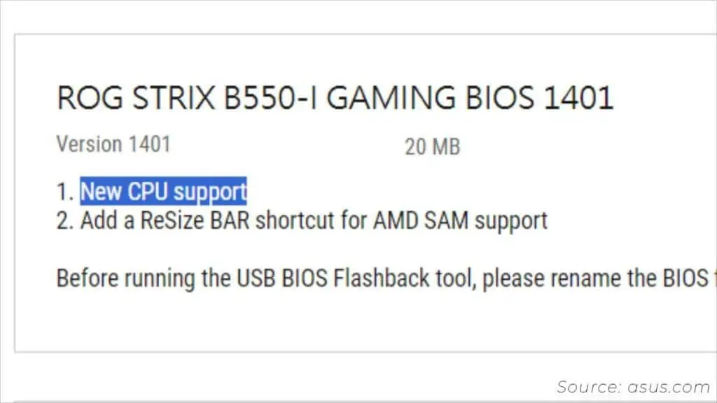 What is BIOS Flashback and How to Use It? 1 new-cpu-support-bios-asus-update-1024x576