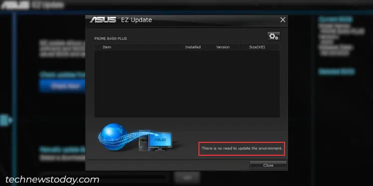 ASUS BIOS Update: 5 Easy Ways 29 no-need-to-update-bios-asus-ez-update