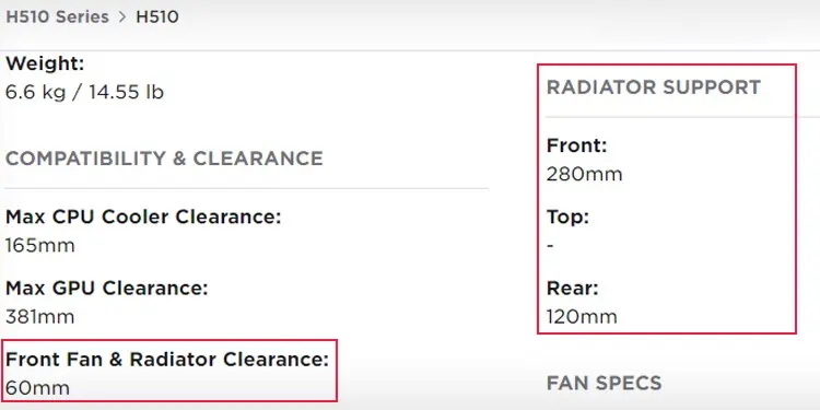 How to Determine the Right Radiator Support for Your Case 2 nzxt-h510-specs-official