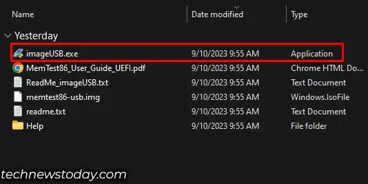 open-imageusb-memtest86