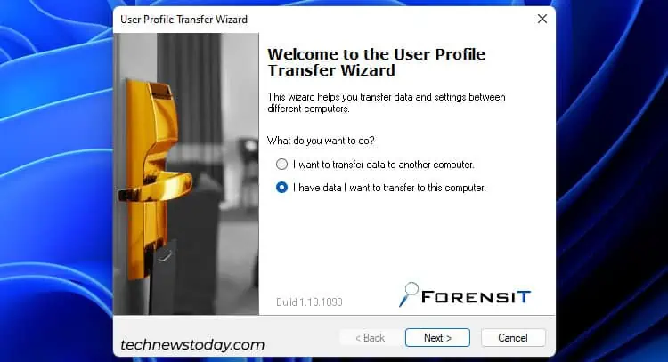 How To Transfer Windows User Profile To Another PC 11 profwiz-transfer-data