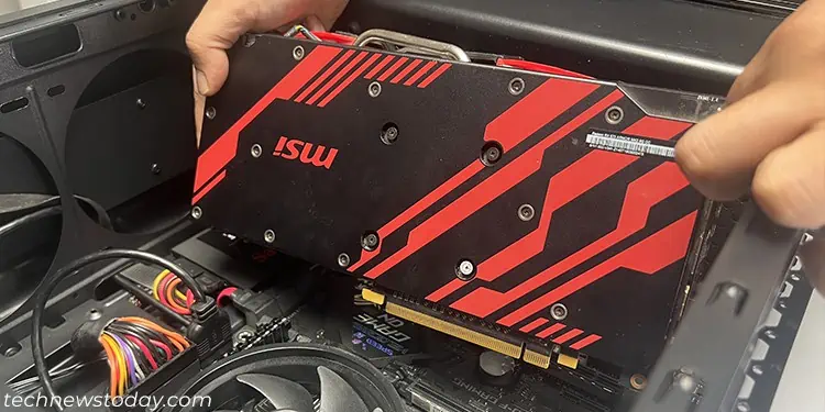 How to Apply Thermal Paste to GPU 7 pull-out-graphics-card