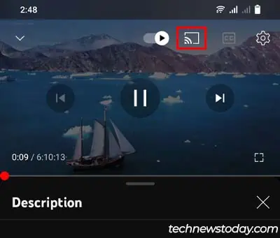 How to Cast to TV Without Chromecast (Android and iPhone) 5 screencast-from-youtube