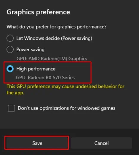 How to Disable Integrated Graphics? 10 set-graphics-preference-high