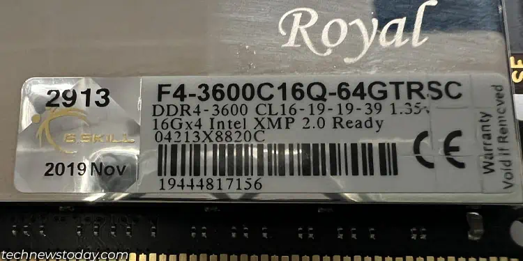 understanding-label-on-RAM