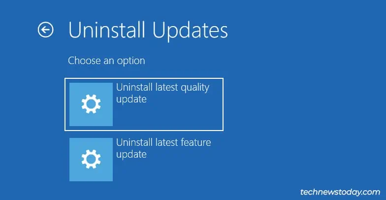 uninstall-updates-winre