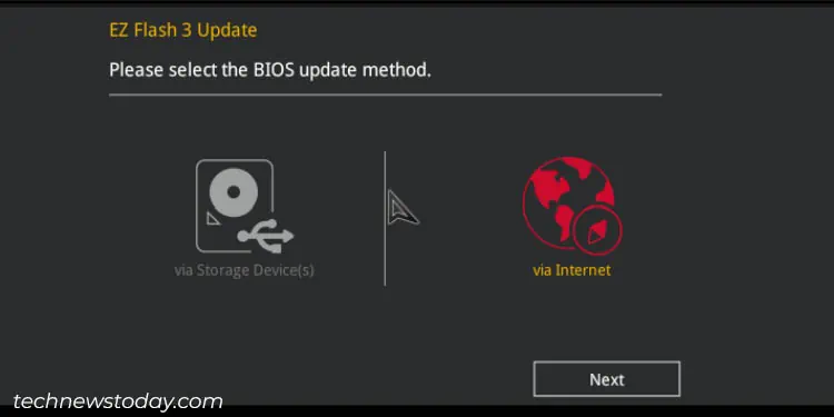 ASUS BIOS Update: 5 Easy Ways 15 via-internet-asus-bios-update-copy
