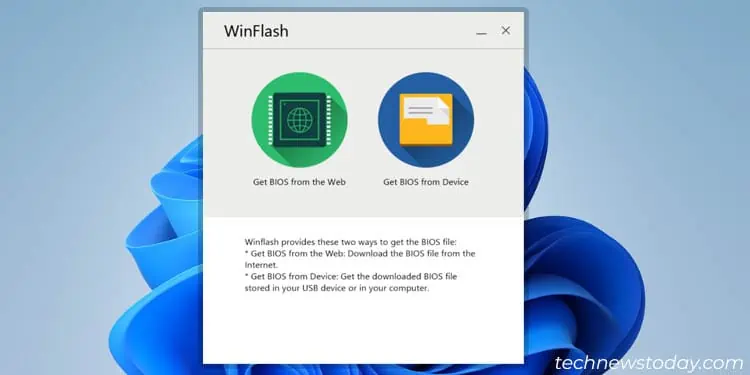 ASUS BIOS Update: 5 Easy Ways 33 winflash-selection-get-bios-from-web-or-from-device