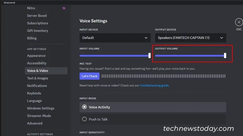 Can't Hear People on Discord? Try these 9 Fixes! 5 Output-Volume-Discord-1024x576