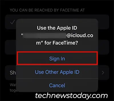 Tap-on-Sign-In
