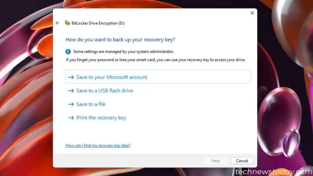How to Encrypt Hard Drive on Windows 4 back-up-recovery-key-bitlocker-1024x576