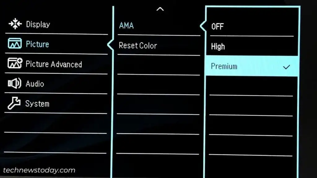What Is Monitor Ghosting? Causes and Fixes 6 benq-ama-premium-1024x576