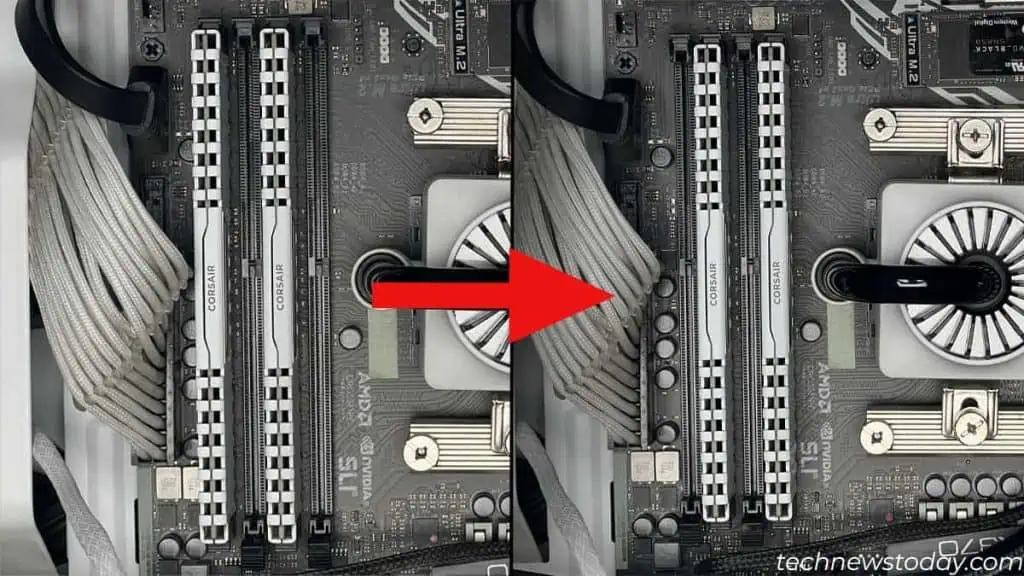 How to Tell if RAM is Bad? 4 changing-ram-slot-on-ram-1024x576