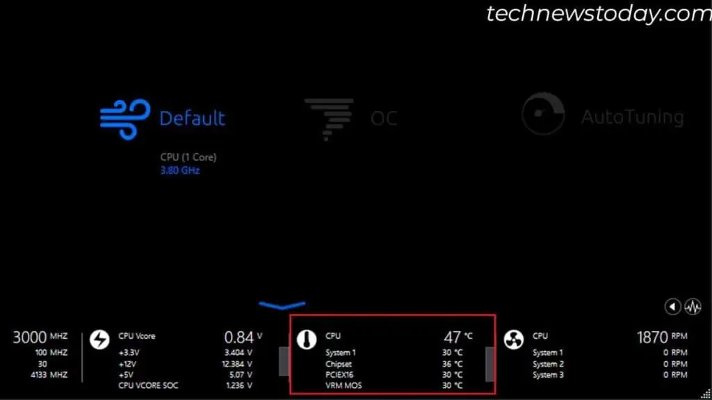 How to Check CPU Temp in Windows 11? 3 check-cpu-temp-gigabyte-easytune-1024x576