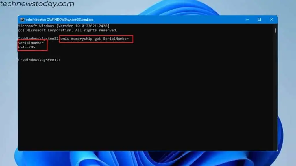 How to Check RAM Serial Number 1 check-ram-serial-number-command-prompt-1024x576