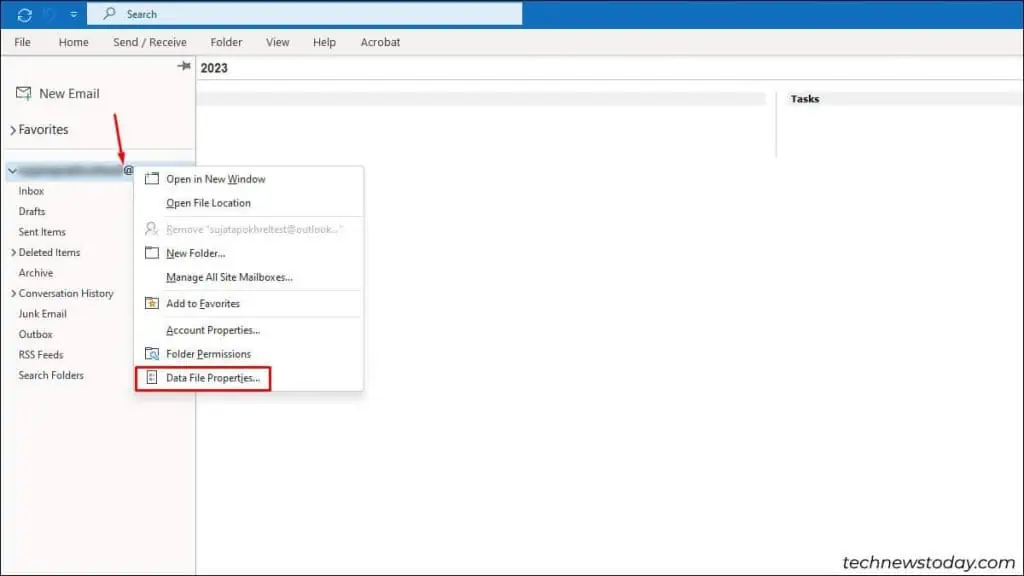 How to Recover Deleted Folder in Outlook 8 choose-data-file-properties-1024x576