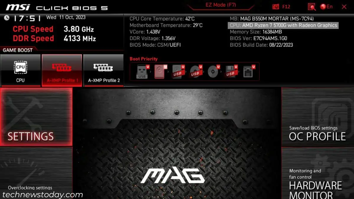 4 Ways to Check What CPU You Have 1 cpu-information-from-msi-bios