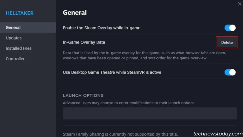 Steam Overlay Not Working? Here’s How to Fix It 7 deleting-ingame-overlay-data-1024x576