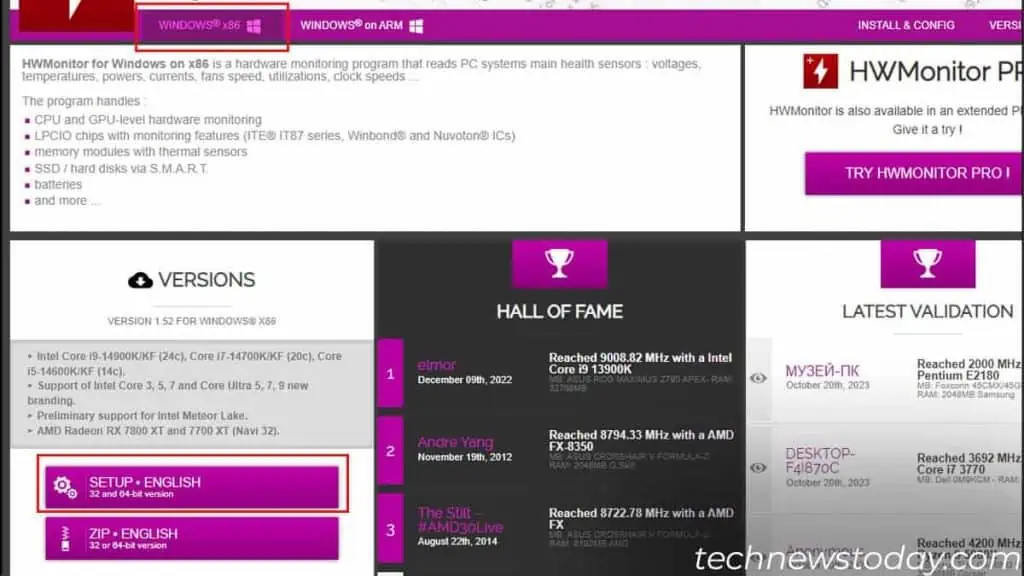 How to Check CPU Temp in Windows 11? 4 download-cpuid-hwmonitor-1024x576