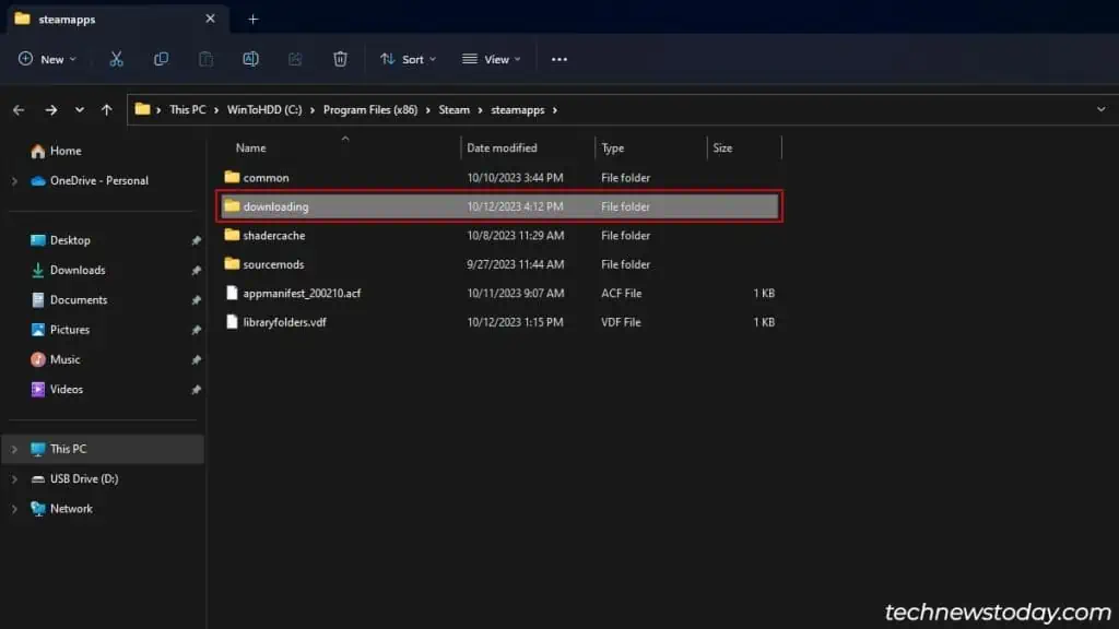 Steam Not Enough Disk Space? Here are 7 Fixes You Can Try 10 downloading-folder-1024x576