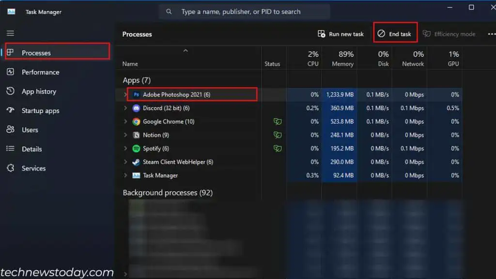 How to Allocate More RAM to an Application? 2 end-high-memory-usage-task-1024x576