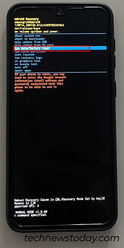 How to Factory Reset Android Without Password 3 go-to-Wipe-Data-factory-reset