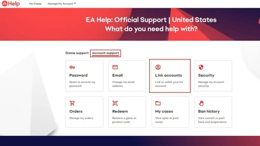 How to Link EA Account to Steam? 3 Simple Ways 3 linking-account-option-1024x576