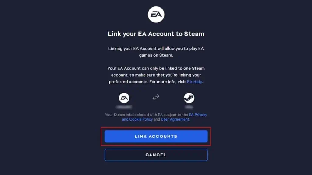 How to Link EA Account to Steam? 3 Simple Ways 15 linking-accounts-1024x576