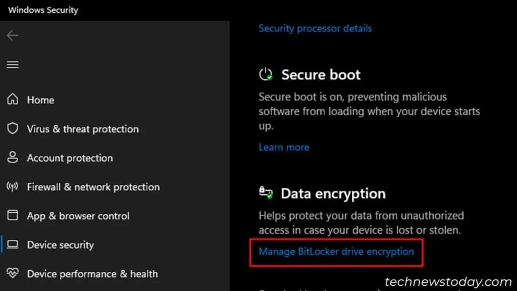 How to Encrypt Hard Drive on Windows 1 manage-bitlocker-drive-encryption-windows-security-device-security-1024x576