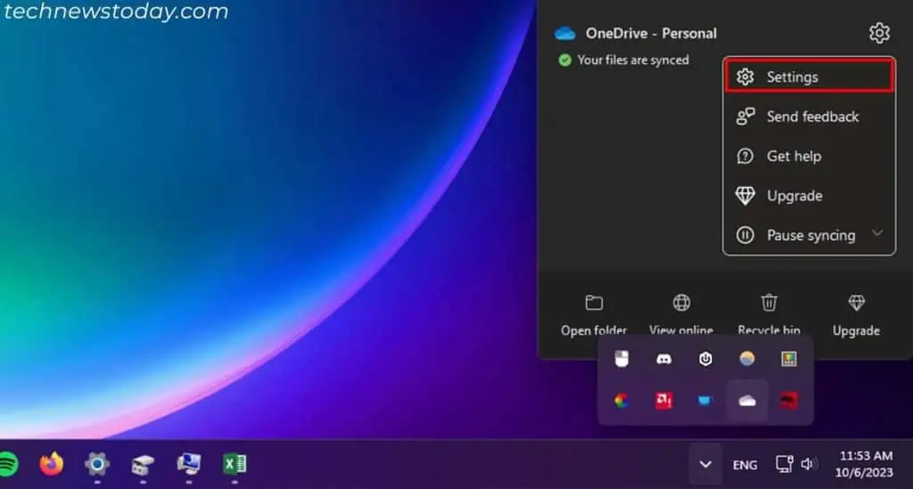 How to Free Up Disk Space on PC? 9 Best Ways 6 onedrive-settings-1024x549