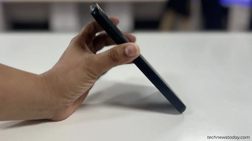 How to Get Water Out of Phone Speaker 9 put-the-phone-in-slanted-position-1-1024x576