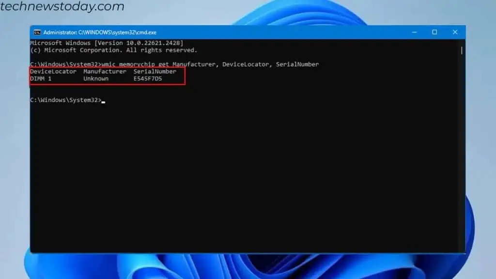 How to Check RAM Serial Number 2 ram-slot-and-serial-number-1024x576