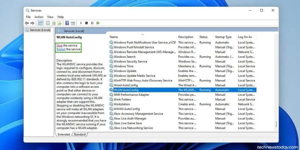 WiFi Network Not Showing Up? Here’s How To Restore 7 restart-wlan-autoconfig-service-1024x512