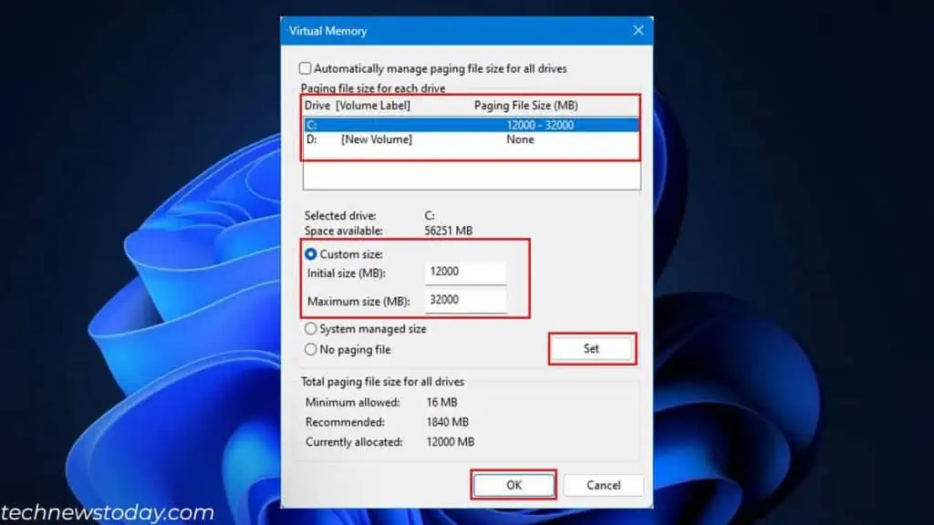 How to Allocate More RAM to an Application? 7 set-ideal-page-file-size-in-windows-1024x576